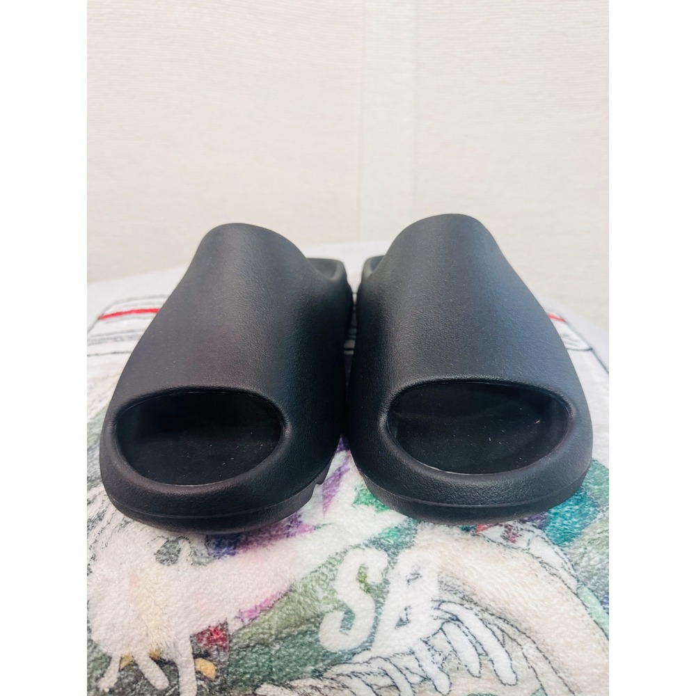 Yeezy YS-01 Slides Onyx Black Mens Size 11 Slip On Sandals With Dust Bag